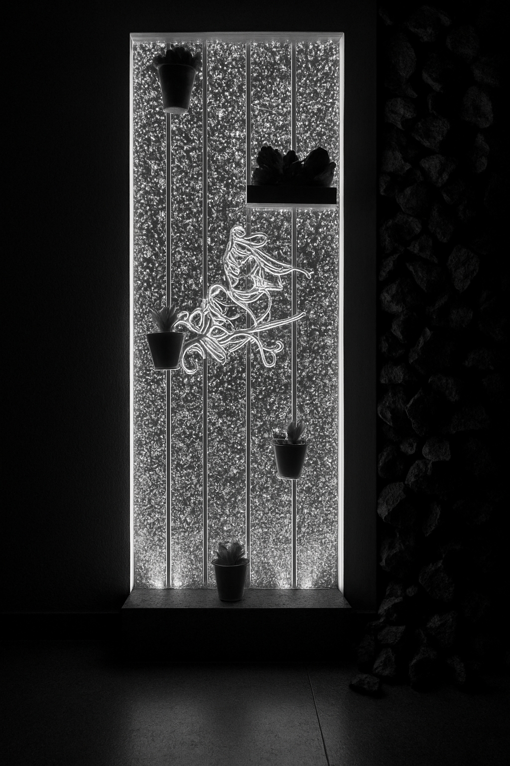 Premium Aqua Cascade Wall