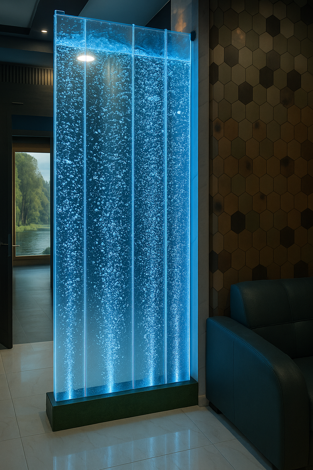 Luxury Aqua Vista Wall